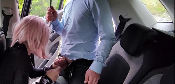  Dogging my wife in public car parking and jerks off an voyeur while it rains - MissCreamy